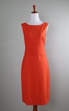J.CREW 365 NWT $188 Sleeveless Wool Pleated Waist Pencil Sheath Dress Size 6