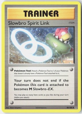 Slowbro Spirit Link Uncommon XY - Evolutions 86/108 NM