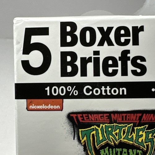 Teenage Mutant Ninja Turtles Boys Set of 5 Size 4 Boxer Briefs New TMNT - Picture 5 of 21