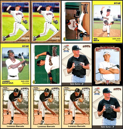 San Jose Giants (60) Card Lot - FINAL HOURS – GRAB IT BEFORE IT’S GONE FOREVER! - Picture 2 of 10