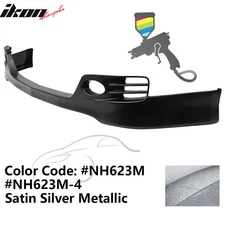 For 06-08 Acura TSX Front Bumper Lip EURO-R Style Spoiler NH623M Silver Splitter