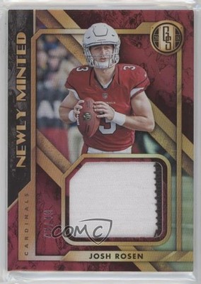 2018 Gold Standard Newly Minted Memorabilia Prime 49/49 Josh Rosen Rookie RC 7l6
