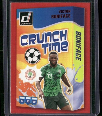 2024-25 Donruss - Crunch Time Red #15 Victor Boniface