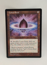 Magic The Gathering Mtg Lotus Petal Tempest Mp Moderate Play Magic The Gathering Mtg Lotus Petal Tempest Mp Moderate Play