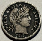 1911-D Barber Dime — Circulated Original Surfaces 🔥 Nice Eye Appeal