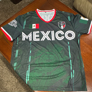 Mexico National Team Green Soccer Jersey Shirt for Soccer Fans Size L