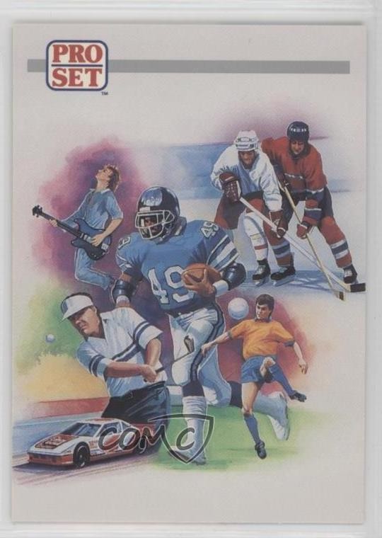1991 Pro Set Brand Promo Pro Set Historical Notes #PRO001 17h0