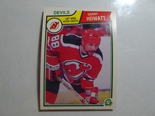 1983-84 O-Pee-Chee Hockey Card # 229 Garry Howatt VG-Ex (4) New Jersey Devils