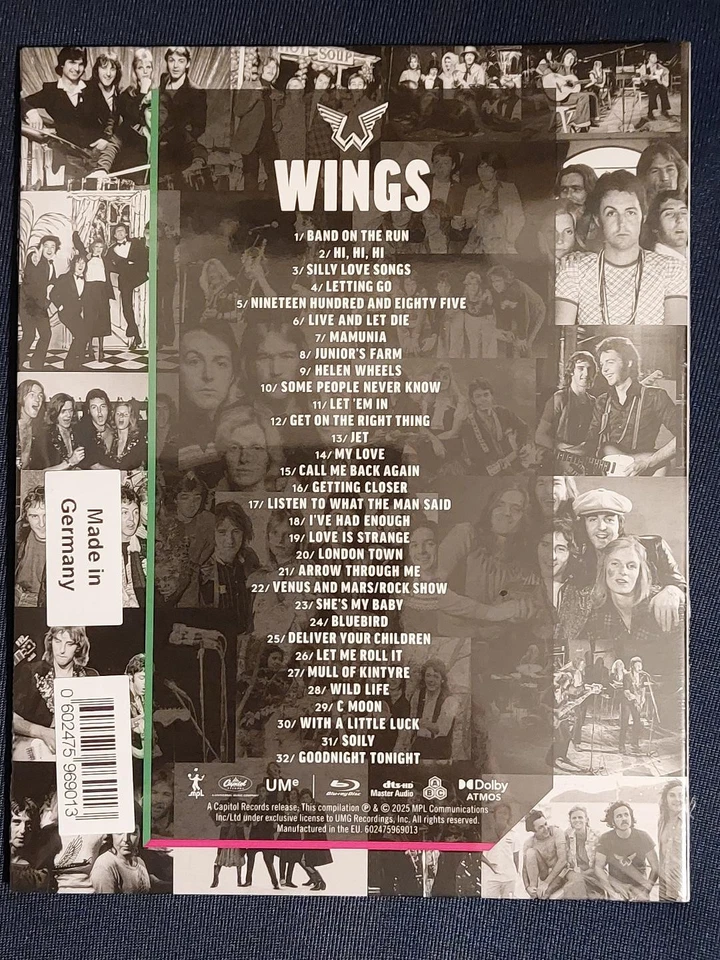 Paul McCartney & WINGS - Wings Blu-Ray Collection DOLBY ATMOS ! Best Of 32 Songs - Bild 2 von 2