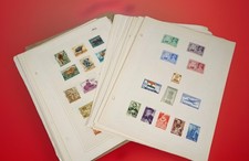 INDIA COLLECTION OF 675+ STAMPS MINT & USED ON PAGES