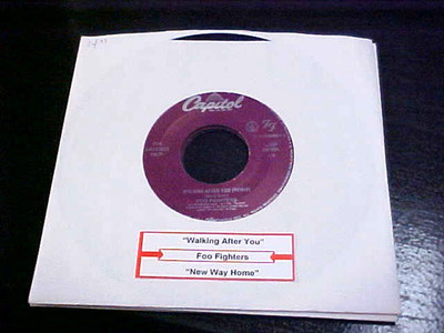 FOO FIGHTERS 45 Capitol Alternative Rock  Walking After You UNPLAYED NOS JUKEBOX