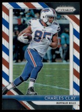 CHARLES CLAY #178 2018 Panini Prizm Red White & Blue Prizm Buffalo Bills NM