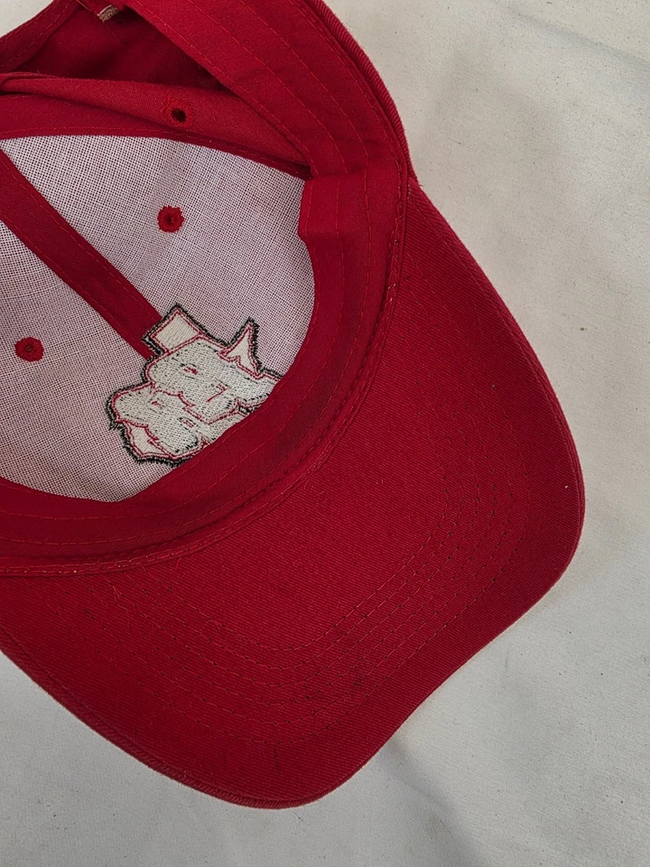 Vintage Frisco Rough Riders Minor League Baseball RR Cap Hat Red Black Texas - Image 4 of 4