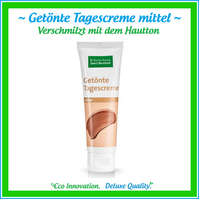 Getönte Tagescreme mittel 50ml      Verschmilzt mit dem Hautton  25% Rabatt