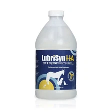 LubriSynHA Hyaluronic Acid Pet & Equine Joint Formula 64oz - All-Natural, Hig...