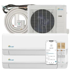18000 BTU Dual Zone Ductless Mini Split Air Conditioner ENERGY STAR® 22 SEER