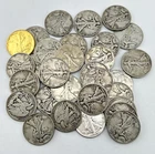 $15 Face Walking Liberty Half Dollar 50c 90% Junk Silver Constitutional Coins