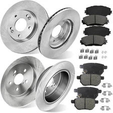 Front and Rear for 2009-2019 Corolla Brake Kit, for 2009-2014 Toyota Matrix
