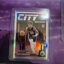 Panini NBA Hoops 2023-24 Scoot Henderson #5 Premium Rookie City Edition Blazers