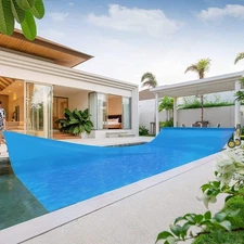 18x36FT Solar Rectangle Outdoor Backyard  Swimming Pool Solar Cover Blanket