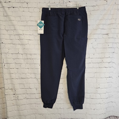 Nwt Essential Threads Mens Navy Mikel Drawstring Jogger Anti- Odor Scrubs L - Picture 6 of 20