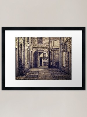 Ye Olde World Bücher gerahmte Kunst Pri gerahmtes Wandbild Poster Leinwanddruck Bild