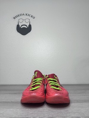 Size 6.5 - Nike Kobe 6 Protro Reverse Grinch Sneakers FV4921-600