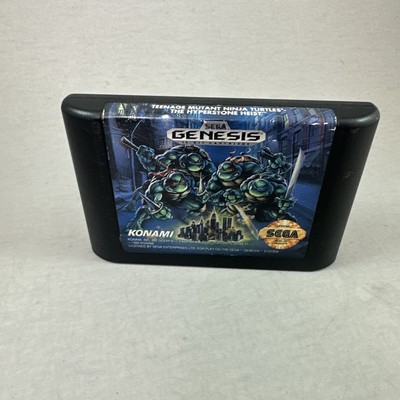 Sega Genesis Teenage Mutant Ninja Turtles Hyperstone Heist Cartridge Authentic