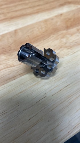 Triumph universal titanium M8 clutch cable adjuster - Picture 1 of 5