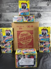 1 - Box 1986 Topps Baseball 36 Sealed Wax Packs BBCE Verified FASC Wrapped 2026