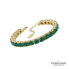 Park Lane Emerald Gold Color Crush Mini Impression CZ Bracelet Limited Edition