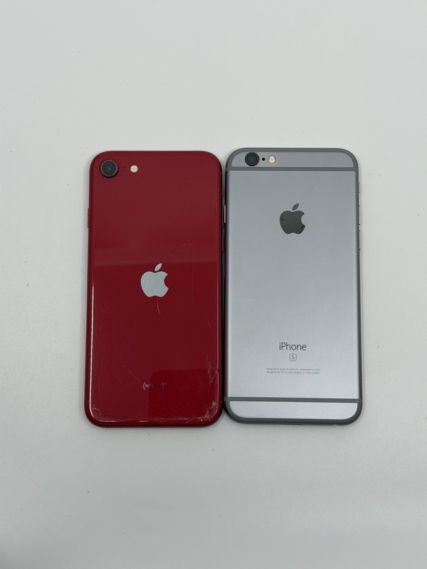 Apple iPhone SE 2nd Gen 64GB + iPhone 6s 32GB Lot For Parts or Repair AS-IS