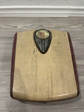 Vintage Mid Century Borg Bathroom Scale Bubble Glass Works