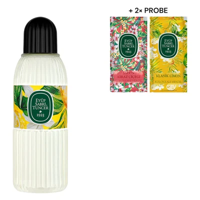 EYÜP SABRİ TUNCER Eyüp Sabri Tuncer Klassik Limon Kölnisch Wasser 400 ml – Zitronenduft + 2× Probe