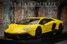 Lamborghini Aventador LP720-4 50 Anniversary (Yellow) [MR Collection] 1/18 scale