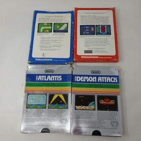 Lot Of 16 Intellivision Games With Boxes (Some Have Manuals & Overlays)