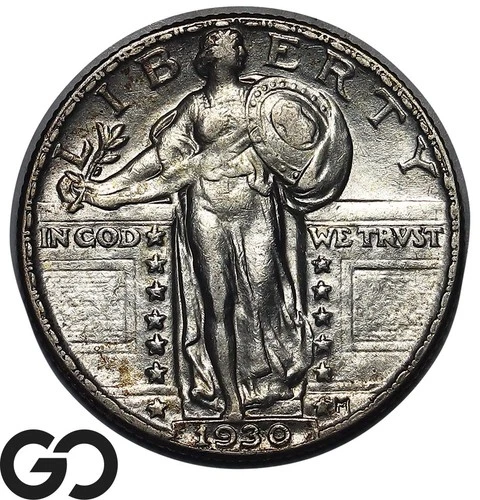 1930 Standing Liberty Quarter Choice AU++/Unc
