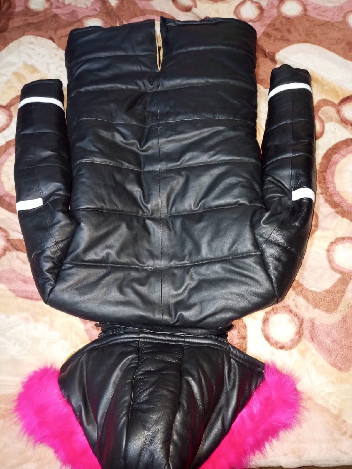 Women's Winter Sheepskin Warm Puffer Coat  Jacket with Faux Fur Stylish Hood image 5