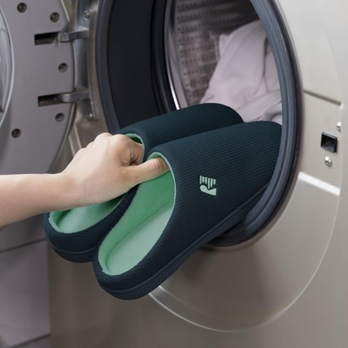 RockDove Damen zweifarbige Memory Foam Slipper Größe 9-10 türkis - Bild 6 von 6