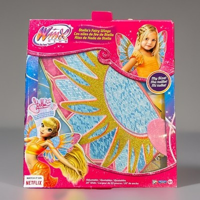 Winx Club Stella s Fairy Wings My Size Dress Up Costume Adjustable 20  New