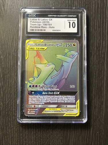 Latias & Latios-GX graded CGC 10 for sale on eBay