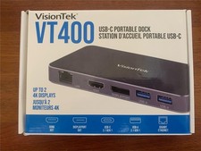 VisionTek VT400 Portable USB-C Portable Dock Station