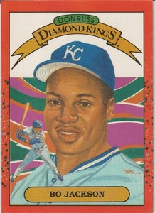 1990 Donruss - Diamond Kings Bo Jackson #1 Royals