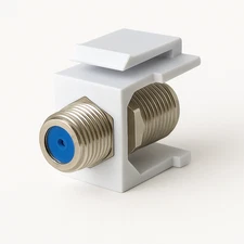 F-Type Keystone Jack Coaxial RG6 Cable Coupler F Type Q=25 Wall plate