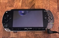 Sony PSP-1001 PlayStation Portable Handheld Console Black Wi-Fi Headphone Jack