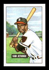 1986 CCC Reprint 1951 Bowman # 242 Sam Jethroe Card (B67) Boston Braves