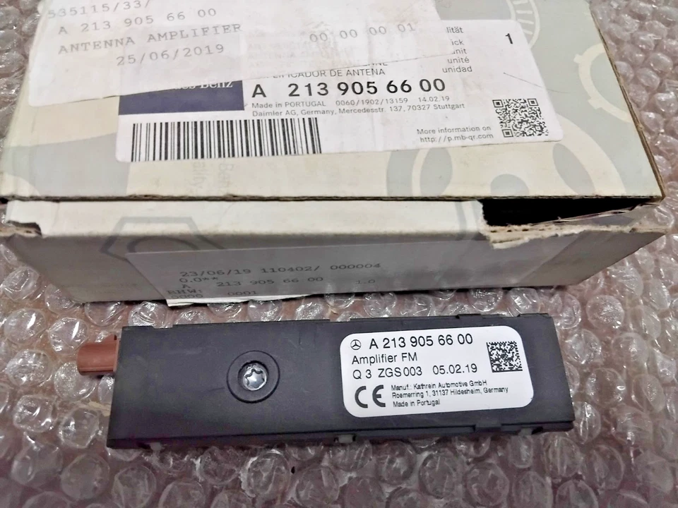Amplificador Antena Exterior ORIGINAL MERCEDES BENZ W118/W167/W213 A2139056600 Foto 4 de 4