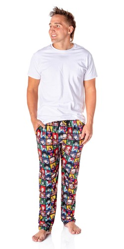 My Hero Academia Herren All Might And Students Allover Figur Pyjamahose - Bild 4 von 4