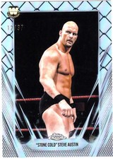 Stone Cold Steve Austin 2026 Topps Chrome WWE Steel Cage Refractor #12/37