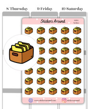 Archive Icon Planner Sticker, Calendar & Bullet Journal Stickers